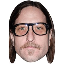 Chris Gaylor Glasses Celebrity Mask, Flat Card Face, Fancy Dress Mask