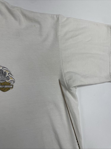 Vintage Harley Davidson Motorcycles Eagle T-Shirt Gr. 2XL weiß - Bild 6 von 14