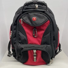 Swiss Gear - Maxxum Computer Backpack Black/Red