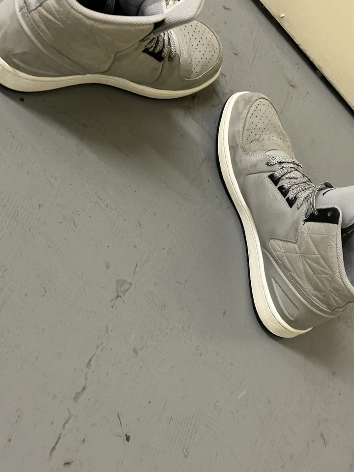 Nike AIR JORDAN 1 Flight 3 Retro Gris Lobo Para Hombre Talla 10.5 706954-005 Foto 4 de 4