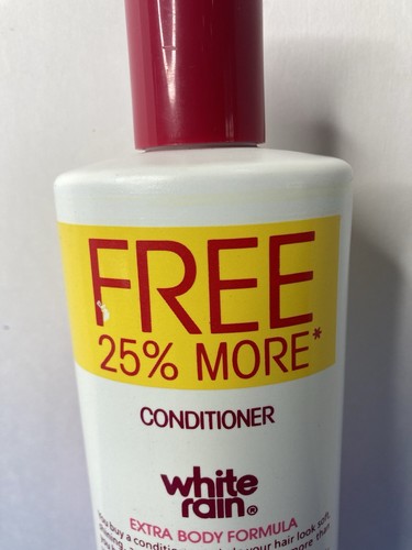 Vintage 1989 White Rain Conditioner Extra Body Formula 20oz. Bathroom Prop 80’s - Picture 7 of 11