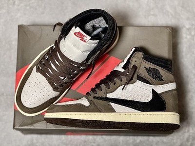 Size 9 - Jordan 1 Retro OG x Travis Scott High Mocha