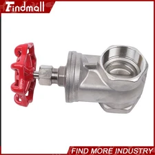 Findmall 2" NPT DN50 Female Gate Valve Heavy Duty Stainless Steel