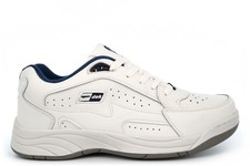 Mens Wide Fit Trainers Coated Leather Trainers Size 6 Shoe Size 13 Size 14 Shoes