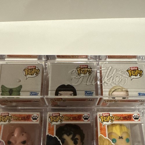 Funko Bitty Pop Dragon Ball Z Set LOT OF 6 (Commons Only) W/ Display Shelves - Picture 3 of 6
