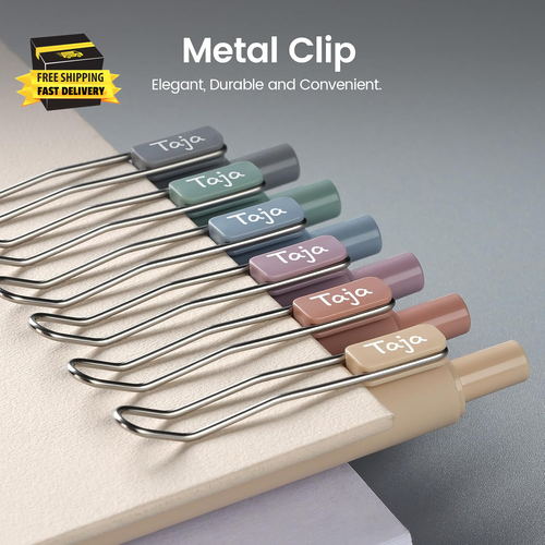 Gel Pens, 6Pcs 0.5Mm Fine Point Smooth Writing Pens, Quick Dry Black Ink Pens fo - Picture 5 of 7