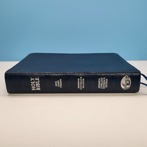 1991 Kenneth Copeland REFERENCE CONCORDANCE RED LETTER BIBLE Genuine Leather 📖 - Imagen 3 de 17