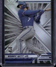 2022 Panini Chronicles #14 Bobby Witt Jr. XR Blue #/99 Rookie Card KC Royals
