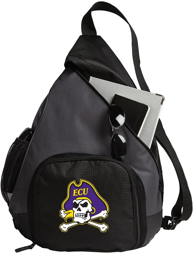 Mochila ECU con balón de fútbol o bolsa de voleibol Carolina del Este Equipo Deportivo Comparación Foto 4 de 4