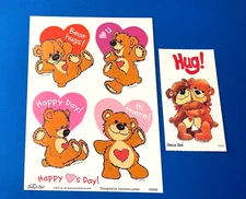 Vintage Suzy's Zoo Valentine Stickers