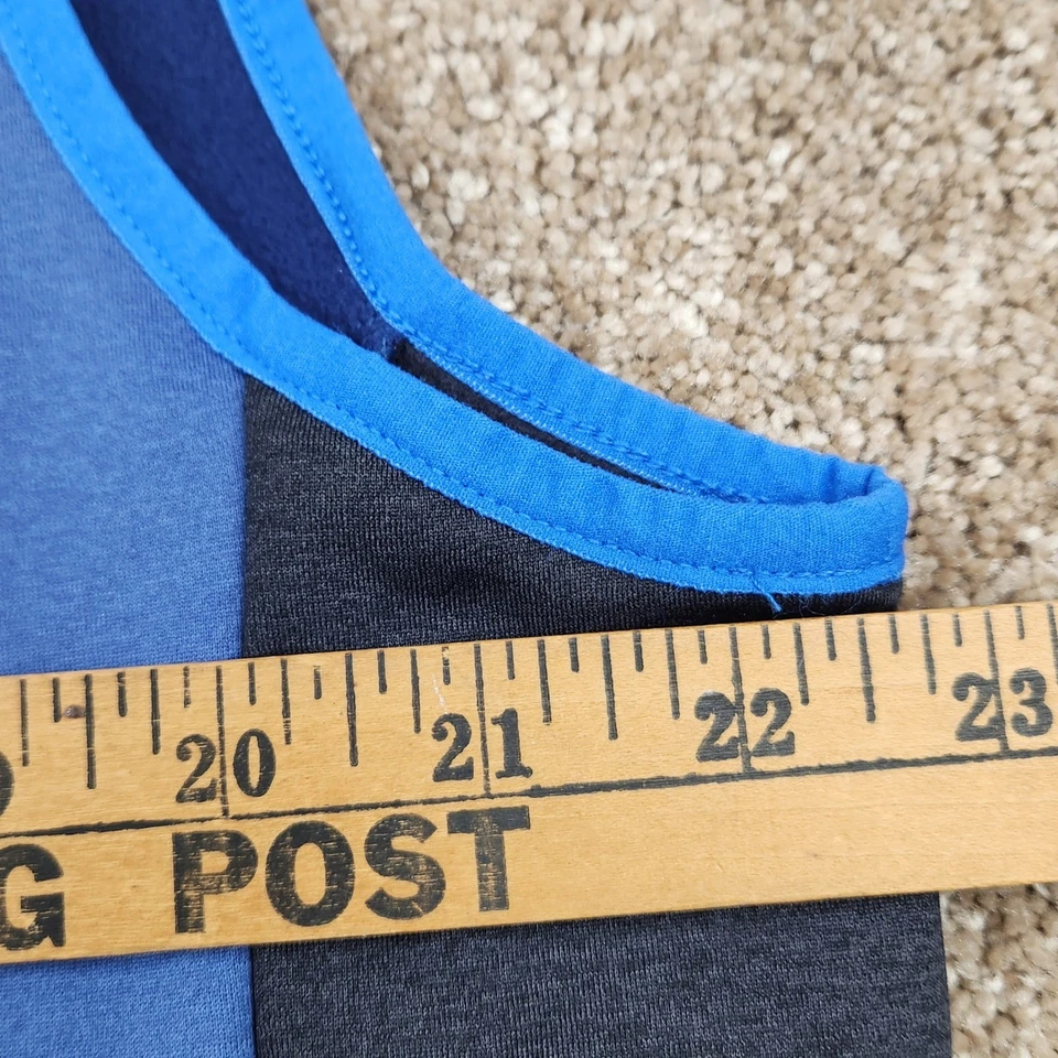 Vineyard Vines Mens Vest L Blue Gray Full Zip Sleeveless Athletic Layering - Image 4 of 4