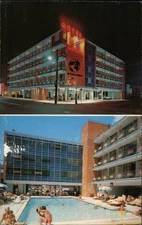 Atlantic City,NJ Teplitzky's INternational Motel County Chrome Postcard