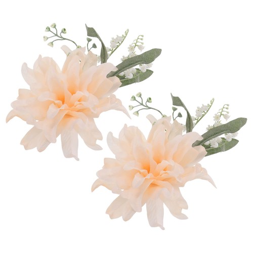  2 Piezas Corbatas para Cortinas Flores Sujetadores Clip de Encuadernación Cortinas - Imagen 6 de 17