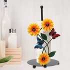 Paper Towel Holder for Kitchen Tissue Roll Flower Storage Countertop