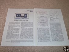 Tandberg TCD-310 Cassette Deck Review,2 pgs,1974,RARE