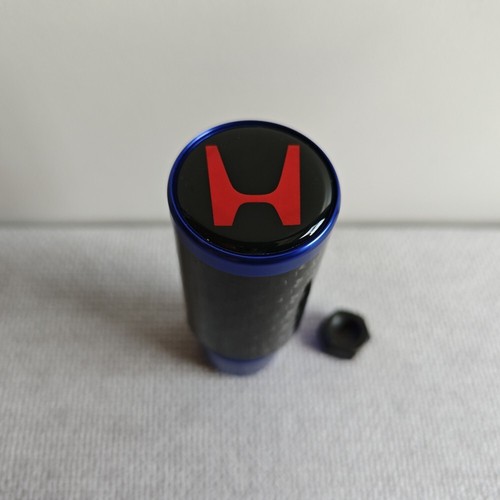 BLUE CARBON TYPE R SHIFT STICK GEAR KNOB for CIVIC MK8 MK9 MKX RSX ACCORD DC5 SI - Picture 2 of 6