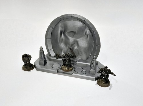 3D Printed Sci-Fi Terrain Active Space Portal Great For 40K Or Kill Team - Picture 20 of 24