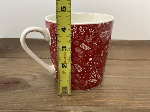Starbucks Holiday Winter Mug 2019 Woodland Deer Holly Fox Pine Leaves 18oz NEW - Picture 10 of 11