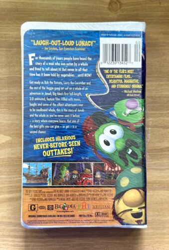 VHS ~ Jonah: A VeggieTales Movie ~ Color ~ FS ~ G ~ 83 Mins. ~ 2002 ~ !š! - Picture 2 of 6