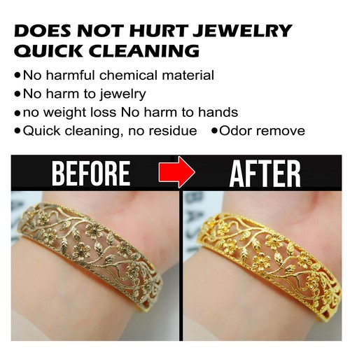 Jewelry Cleaner Liquid Silver Gold Jewelry Care Cleaning Solution Earring, Ring - Picture 6 of 12