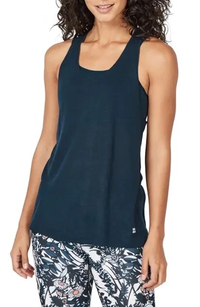 sweaty-betty compound racerback workout solid tank-top