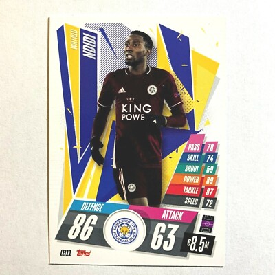 #LEI11 Wilfred Ndidi 2020-21 Topps UEFA Match Attax Leicester City