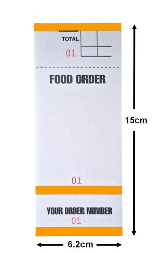 Food Order Pads Restaurant drink Numbered Takeway Bar cafe Waiter BF84 Check - Picture 22 of 37