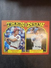 2024 Topps Heritage Then And Now Fred Lynn Shohei Ohtani #TAN-8