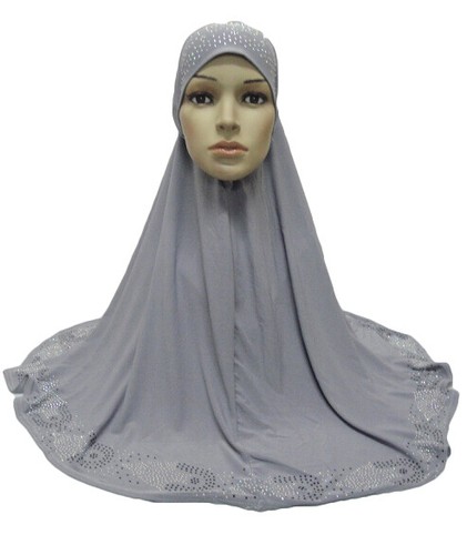 One Piece Hijab Muslim Women Turban Headscarf Islamic Shawls Scarf Wrap Covers - Picture 8 of 118