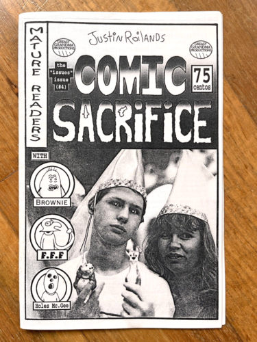 JUSTIN ROILAND Comic Sacrifice #4 1999 pre Rick Morty original Souther Davidson - Picture 1 of 10