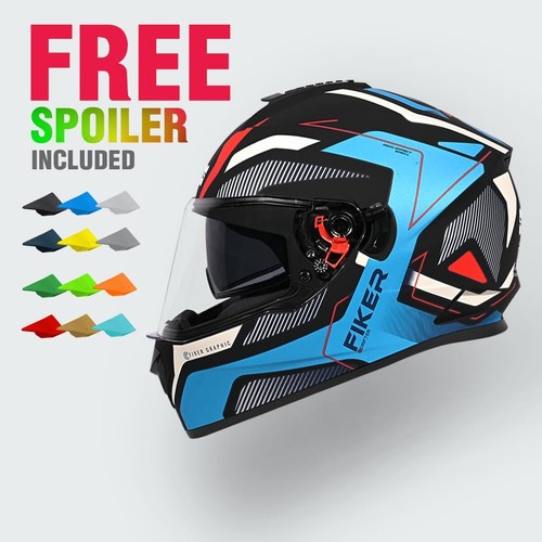 Studds Drifter D5 Fiker ISI and DOT Certified Full face Helmet for Men and Women - Bild 3 von 8