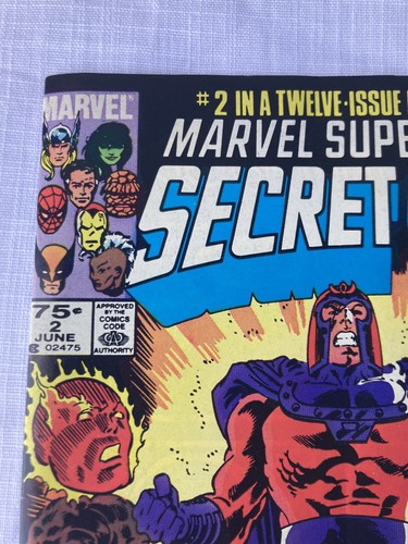 Marvel Super-Heroes Secret Wars #2 Newsstand Edition Spider-Man A - Picture 3 of 12
