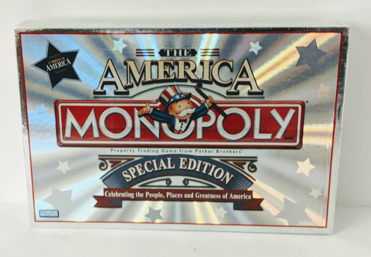 Monopoly The America specialeee edizione 2002 Parker Brossohers Tribute To America in linea Monopoly The The The America specialeee edizione 2002 Parker Brossohers Tribute To America ottima selezione e consegna rapida
