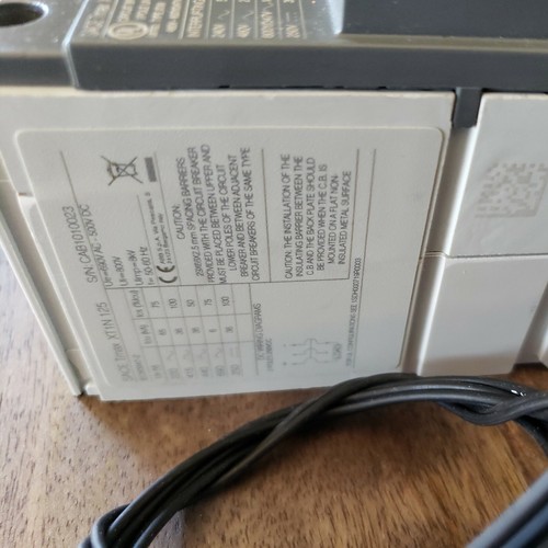 Disyuntor de circuito ABB XT1NU3070AAA1A0XXX 70A XT1N 125 TMF 70-700 3p F F UL/CSA - Imagen 9 de 12