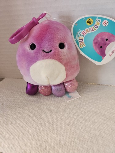 Squishmallow Adelaide Octopus 3.5 inch Multi-Color New With Tags Kellytoy - Picture 3 of 6