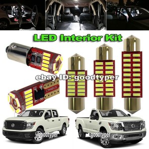 6x White Led Map Dome Interior Lights Package Kit For 2016