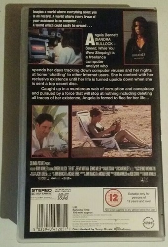 The Net Rare VHS Video Tape Sandra Bullock NEW & Factory Sealed - Picture 4 of 4