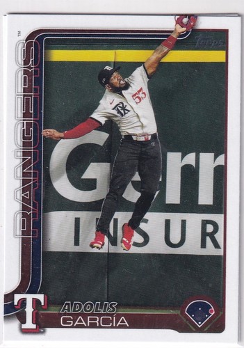 2025 Topps MLB Baseball Series 1 No. 247 Adolis Garcia Rangers - Bild 1 von 2