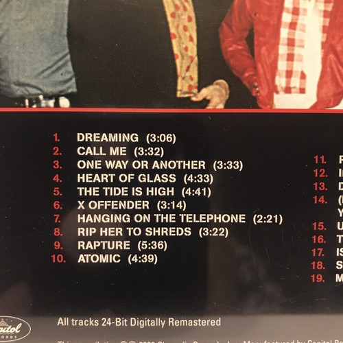 Greatest Hits by Blondie (CD, 2002-Remastered) 42068-2 - Foto 3 di 9