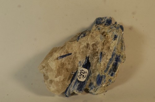 Cyanite Crystals on Quartz 221g Dysthene Specimen Mineral Collectible - Picture 7 of 8