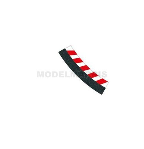 CARRERA 20020592 Bordures de Trottoir Intérieur pour Curve 3/30° (6) (+ Ends (2 - Picture 1 of 1