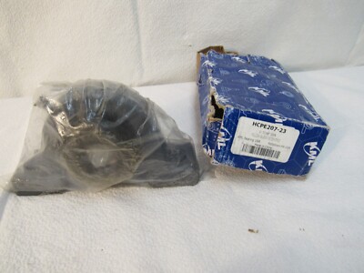 KML HCPE207-23 Pillow Block 1-7/16'' Dia w/Collar Locking Solid Base
