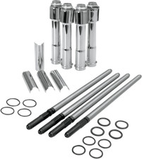 S & S Cycle Standard Adjustable Pushrod Kit with Covers 930-0024