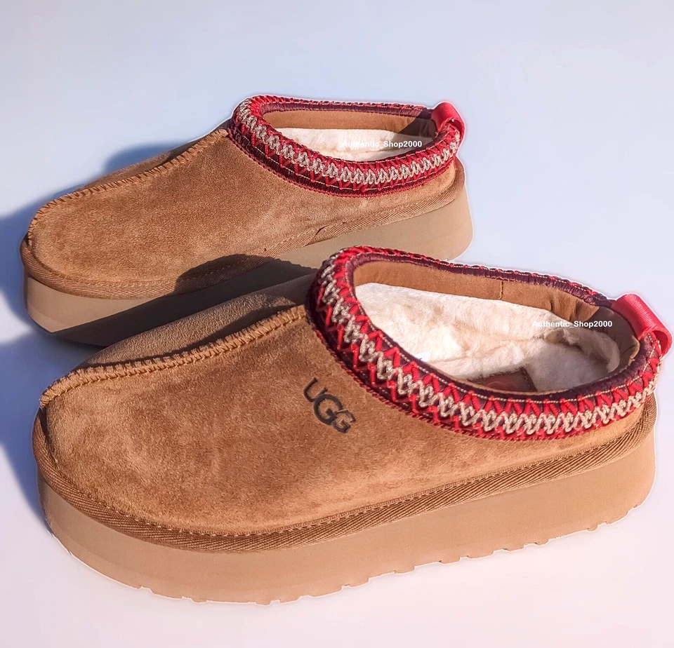 с коробкой 100 подлинный UGG бренд женщин Tazz платформе тапочки туфли Che G1N - Изображение 3 из 4