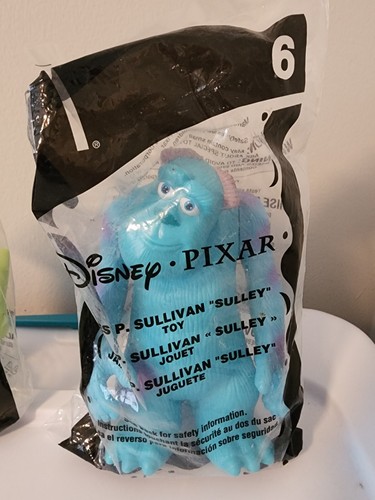 Disney Pixar Monsters Inc McDonald's 2005 Happy Meal toys Sulley and Mike NIP - Picture 3 of 4