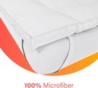 EMMA Essentials Microfiber 100% Topper Small Double 120X190Cm White