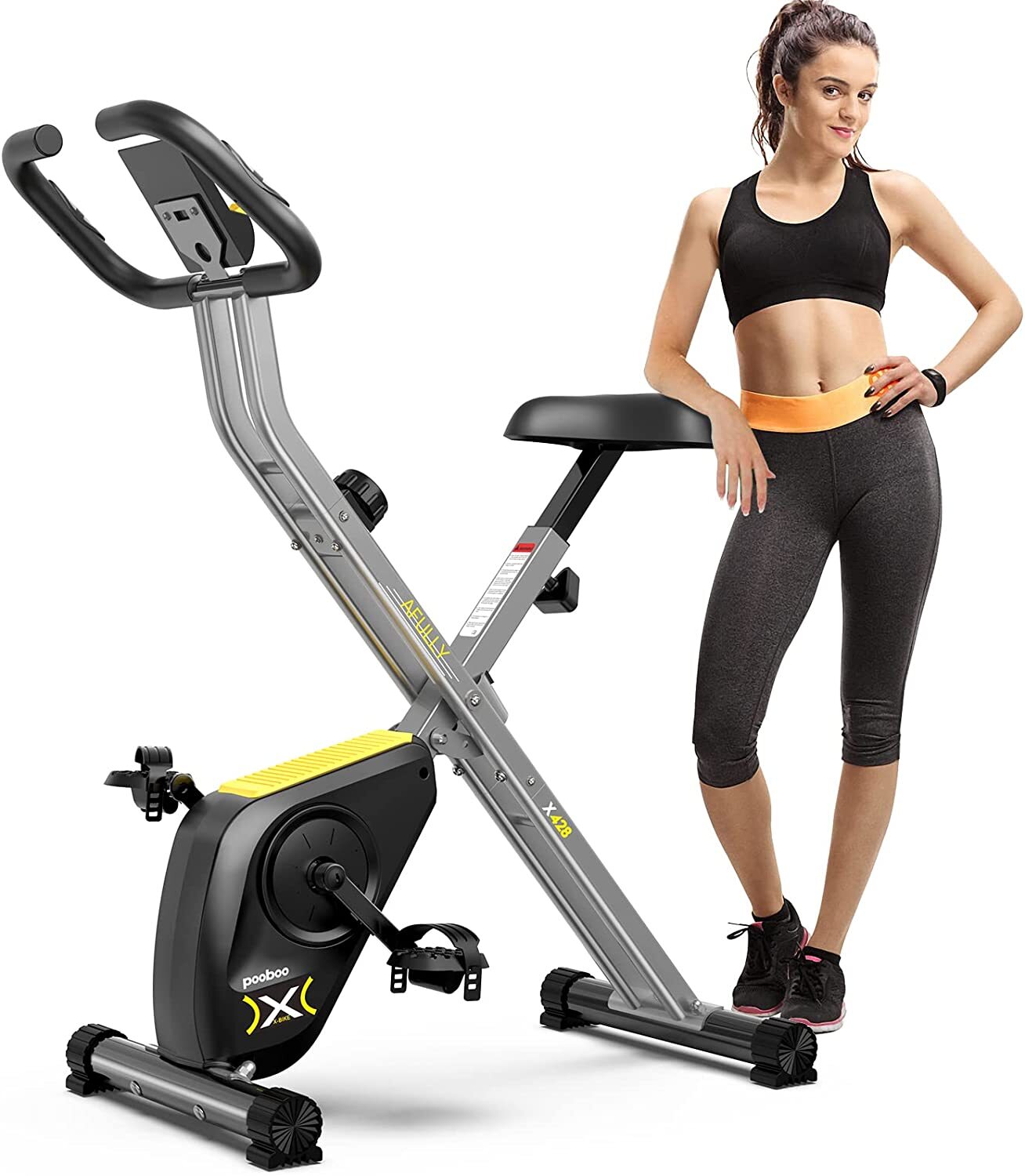 Stationary Exercise Bike Cycling Home Gym Cardio Workout Indoor Fitness Bikes