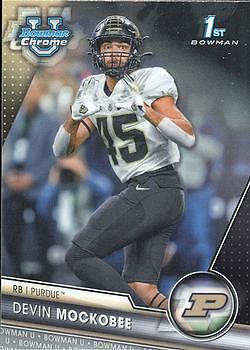 Devin Mockobee 2023 Bowman Chrome Football - 1st #127 - Purdue Boilermakers - Picture 1 of 2