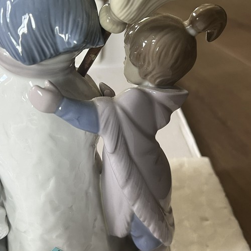 Lladro 5713 Snowman Children w/Box Spain Muneco de nieve Vintage Excellent - Picture 14 of 17