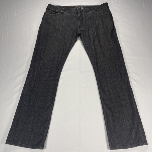 Robin’s Jeans Men’s Sz 42 BD5095 Studded Black Designer Fashion Flap Button Wing - Picture 17 of 17